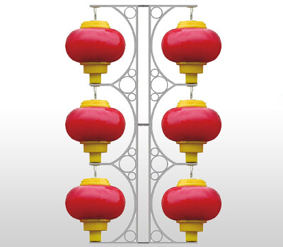 古典LED双边多支架灯笼